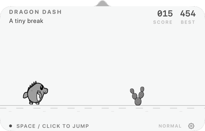 DragonDash im laufenden Spiel