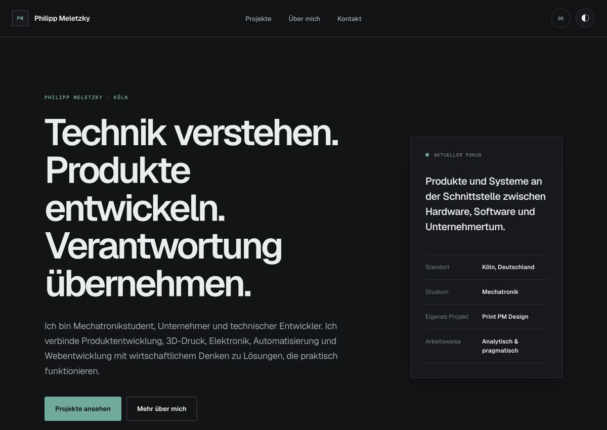 Philipp Meletzky – Portfolio